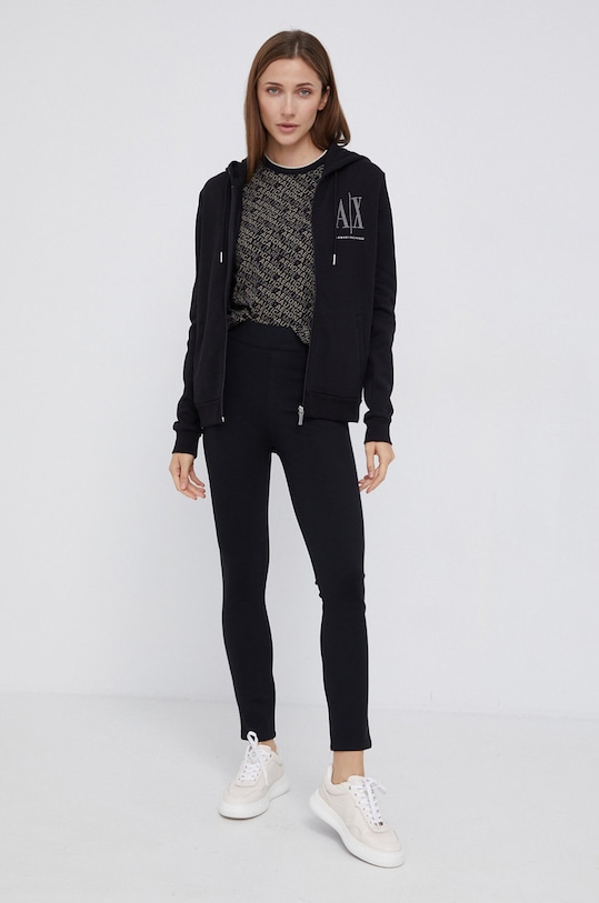 Armani Exchange bluza bawełniana 8NYM21.YJ68Z.NOS czarny AA00