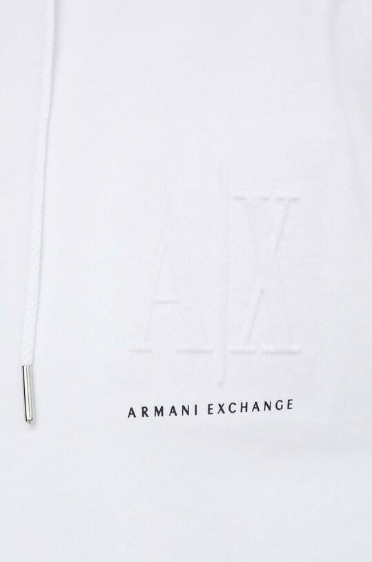 Armani Exchange pamut melegítőfelső 8NYM23.YJ68Z.NOS fehér