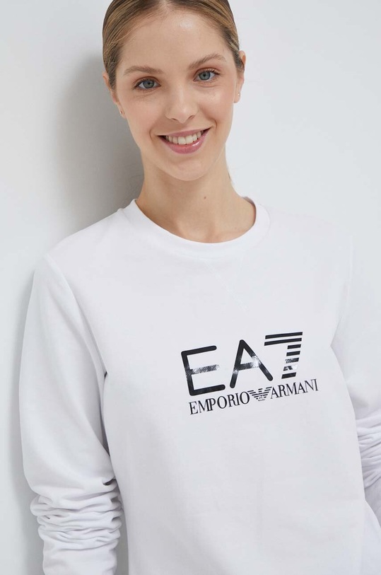 EA7 Emporio Armani felső elasztánnal fehér 8NTM35.TJCQZ