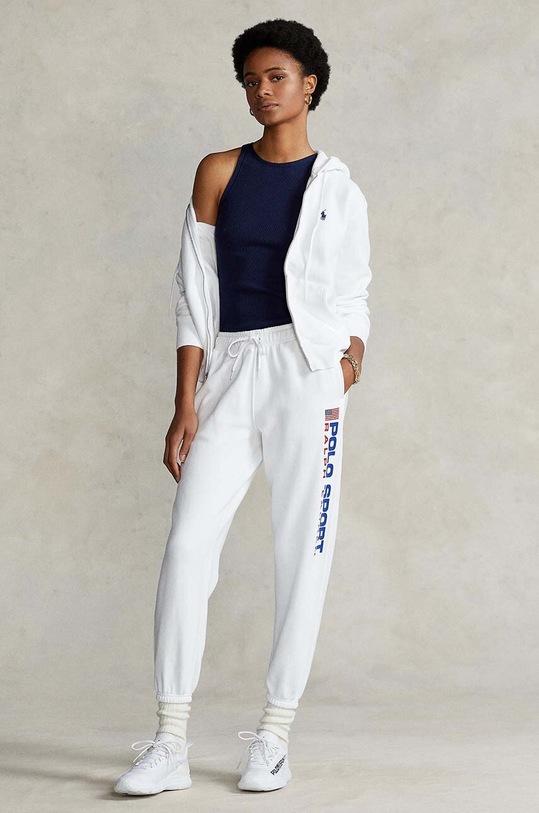 Dukserica Polo Ralph Lauren bijela 211794396002