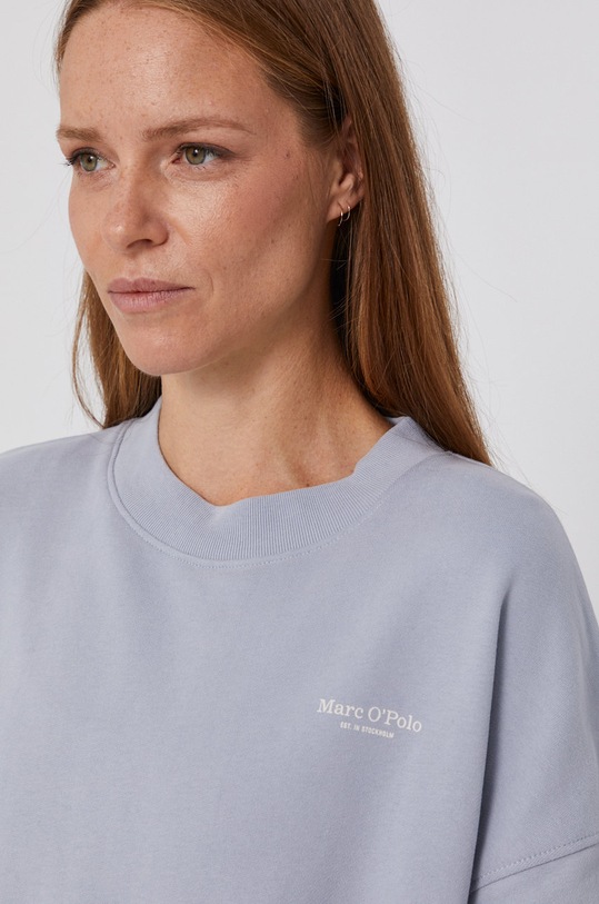 Marc O'Polo Bluza bawełniana M08412354135 niebieski