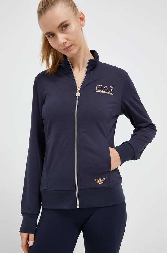 Кофта EA7 Emporio Armani без капюшона тёмно-синий 8NTM43.TJ9RZ.NOS