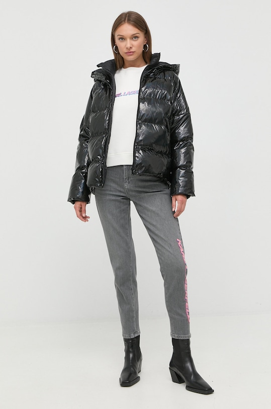 Karl Lagerfeld hanorac de bumbac 225W1804 alb AA00