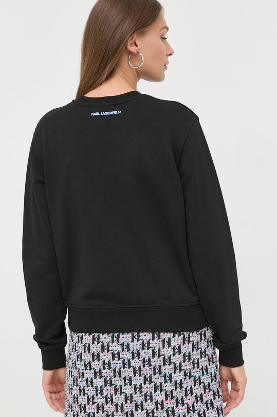Odzież Karl Lagerfeld bluza bawełniana 225W1804 225W1804 czarny