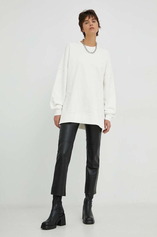 Βαμβακερή μπλούζα Marc O'Polo M00403454067 λευκό AA00