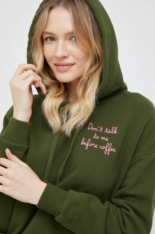 MC2 Saint Barth bluza bawełniana zielony MIND005