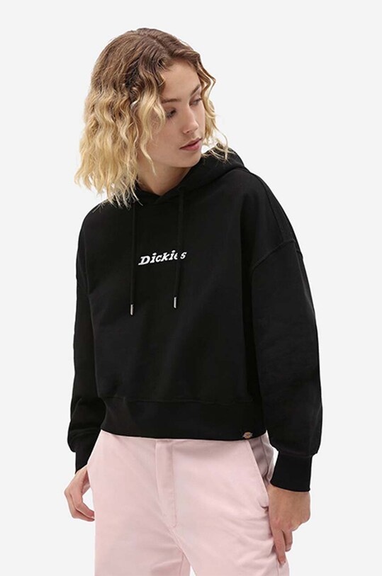 Dickies hanorac de bumbac Loretto Hood W DK0A4XBOBLK