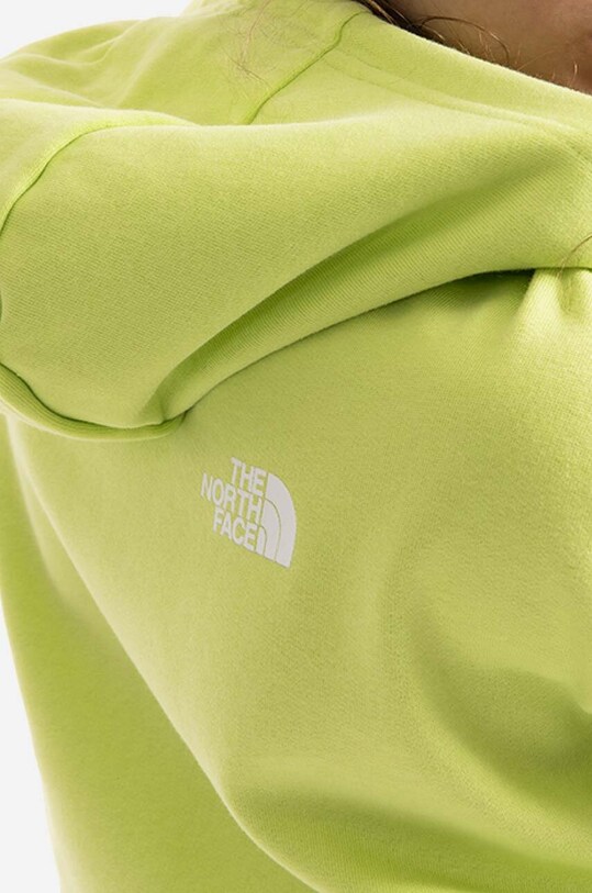 The North Face hanorac de bumbac Trend Crop Hoodie NF0A5ICY verde