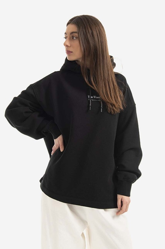 Хлопковая кофта Tom Wood Gallia 22192.975 чёрный