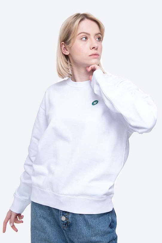 Wood Wood cotton sweatshirt Jess Planet friendly white 10002401.2424