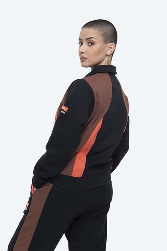 Odjeća Dukserica Wood Wood Evonn x Fila Women Evonne Track Jacket 688378.B028 crna