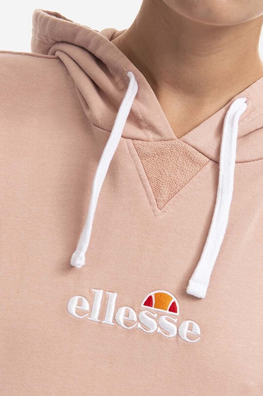 Bavlněná mikina Ellesse Daphni Oh Hoody růžová SGM14014