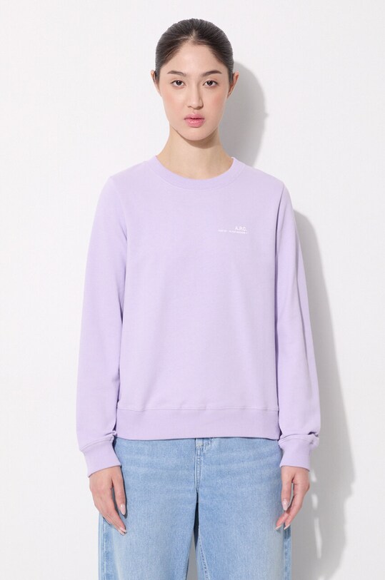 A.P.C. cotton sweatshirt Sweat Item F without violet COEAS.F27663