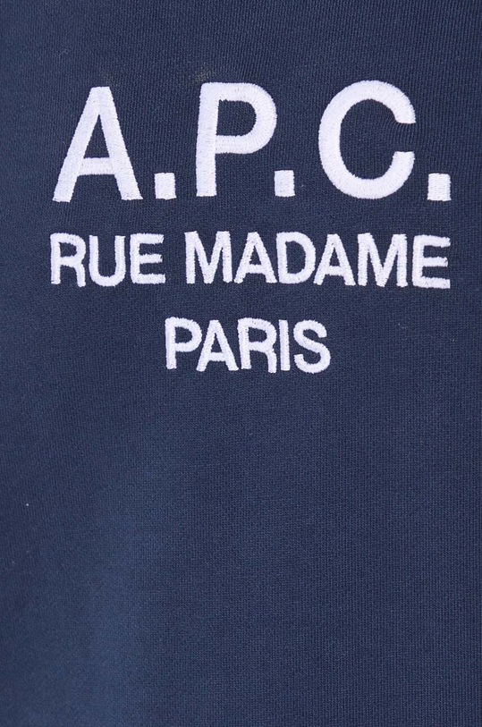 A.P.C. cotton sweatshirt Sweat Tina COEBH-F27561 MARINE COEBH.F27561 navy
