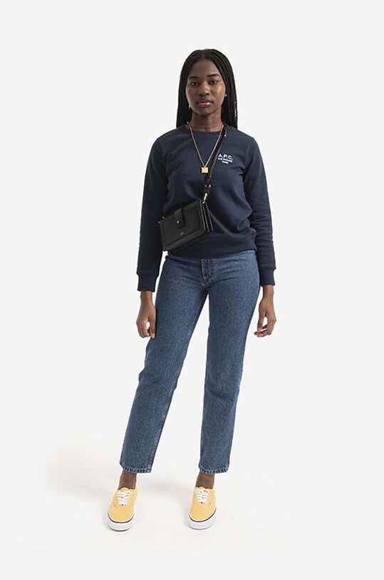 A.P.C. cotton sweatshirt Sweat Skye COEBH-F27700 MARINE COEBH.F27700 navy AA00