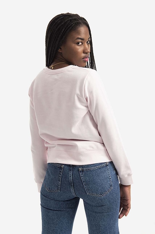 Îmbrăcăminte A.P.C. hanorac de bumbac Sweat Mathilda COEBH.F27712 roz