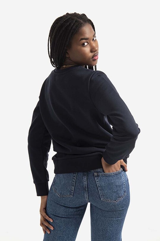 Îmbrăcăminte A.P.C. hanorac de bumbac Sweat Viva COECQ.F27644 bleumarin