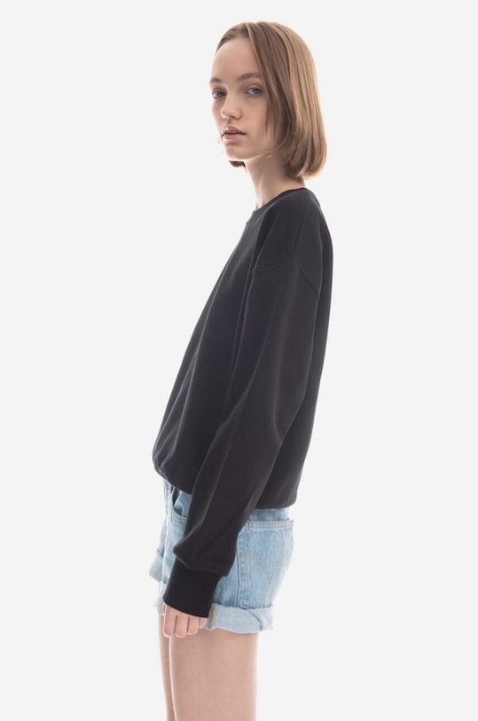 A.P.C. bluza bawełniana Sweat Annie COEIP.F27623 czarny AA00