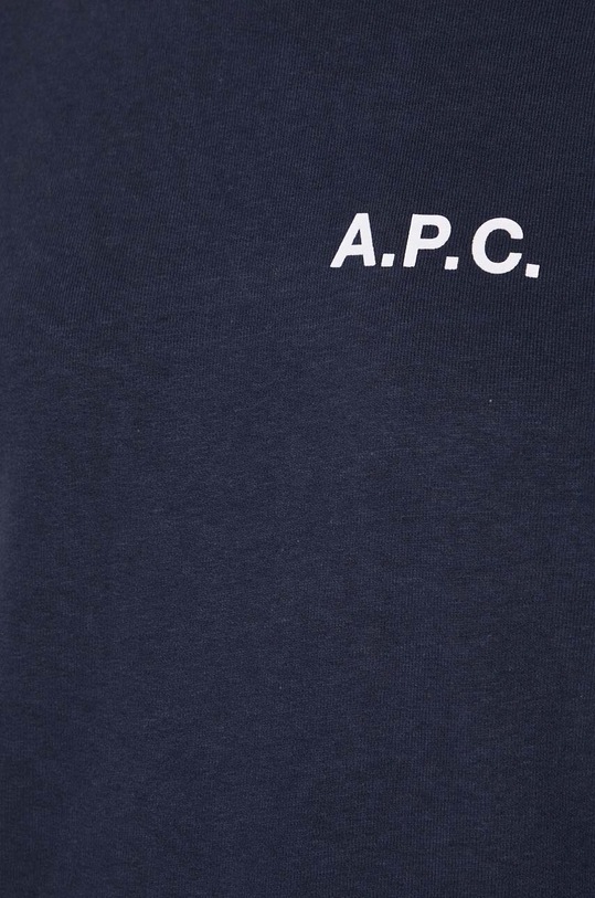 A.P.C. bluza bawełniana Bluza A.P.C. Sweat Shelley COETM.F27693 granatowy