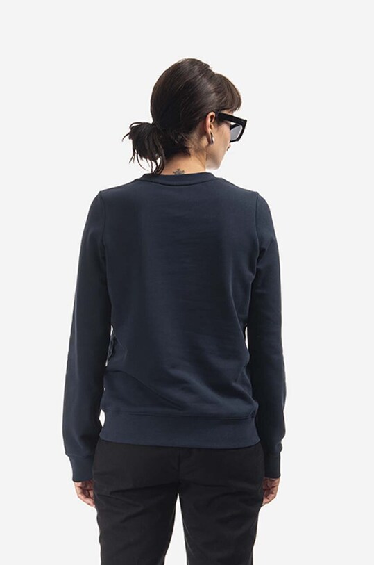 Одежда Хлопковая кофта A.P.C. Sweat Tina COEZD.F27561 тёмно-синий