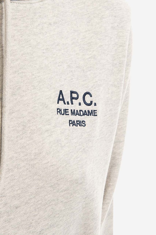 A.P.C. bluza bawełniana Hoodie Manuela beżowy COEZD.F27760