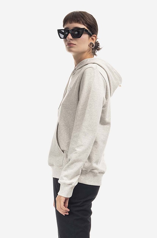 A.P.C. bluza bawełniana Hoodie Manuela COEZD.F27760 beżowy