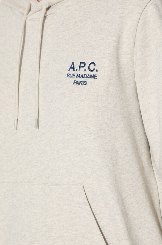 Бавовняна кофта A.P.C. Hoodie Manuela COEZD.F27760 бежевий