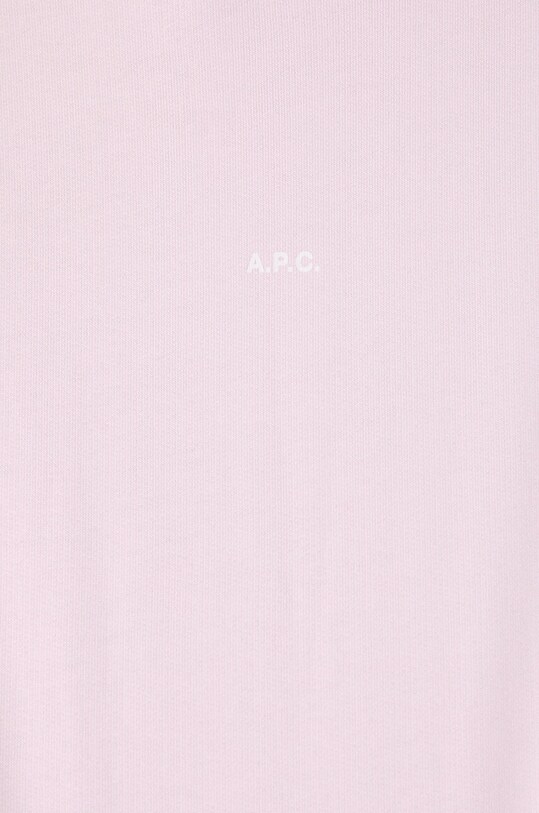 Бавовняна кофта A.P.C. Hoodie Christina COEIP.F27624 рожевий