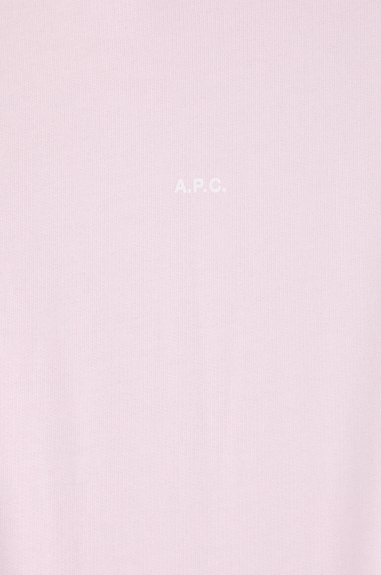 A.P.C. bluza bawełniana Hoodie Christina COEIP.F27624 różowy