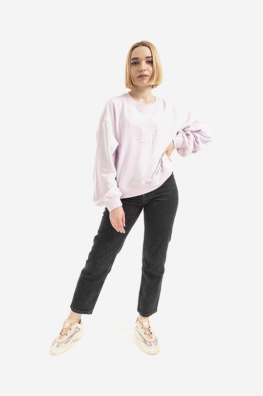 adidas Originals sweatshirt HU1604 pink AA00