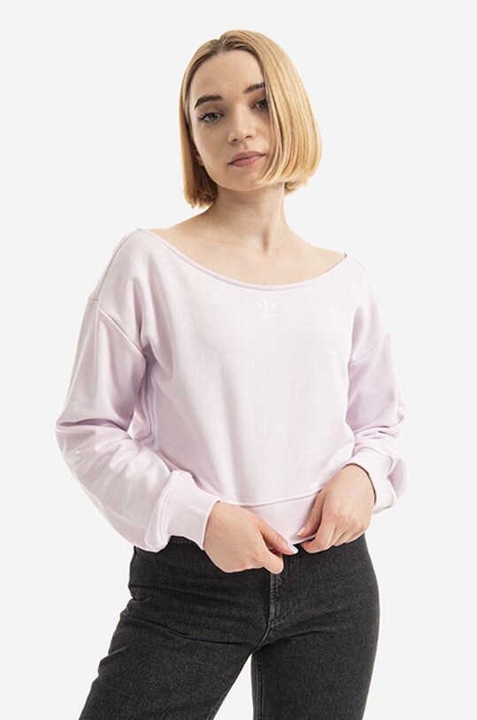 Кофта adidas Originals остальные розовый HU1646
