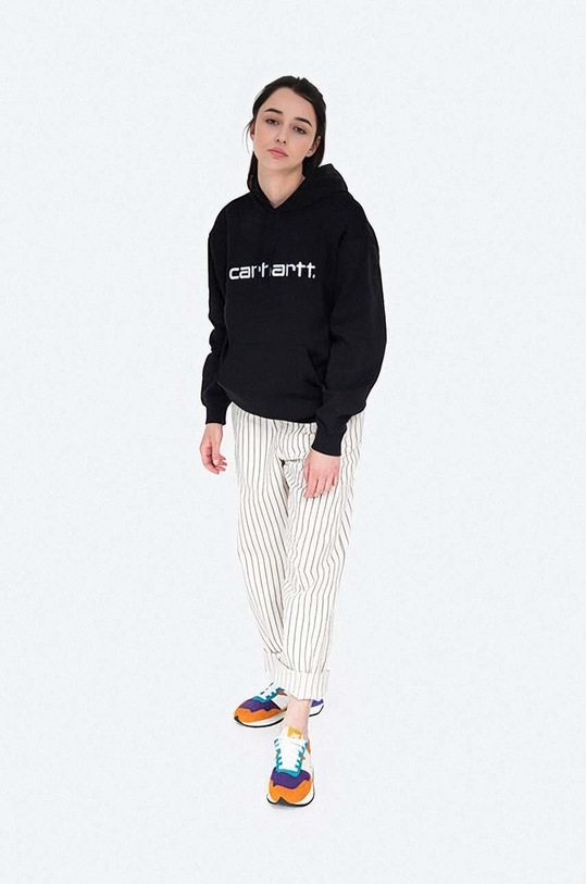 Clothing Carhartt WIP cotton sweatshirt Sweat I027476.BLACK.WHIT black