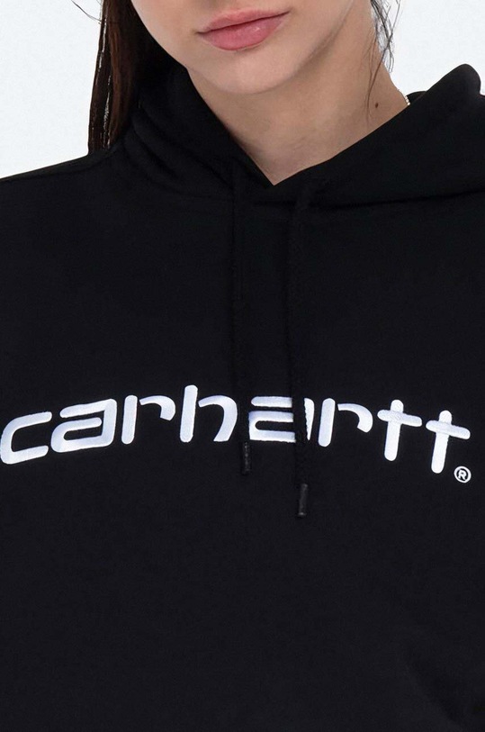 Carhartt WIP cotton sweatshirt Sweat I027476.BLACK.WHIT black