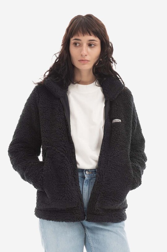 Columbia bluza Winter Pass Sherpa FZ bez kaptura czarny 1905913011