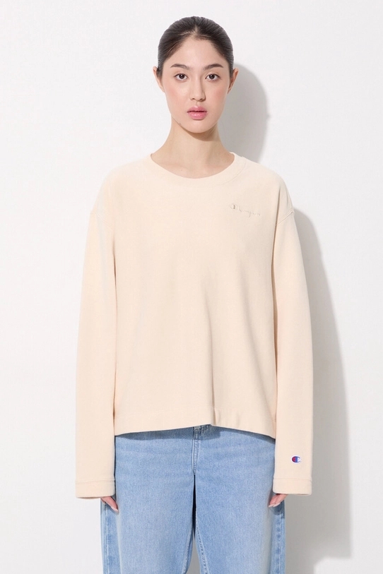 Champion bluză Crewneck Sweatshirt uni bej 113368