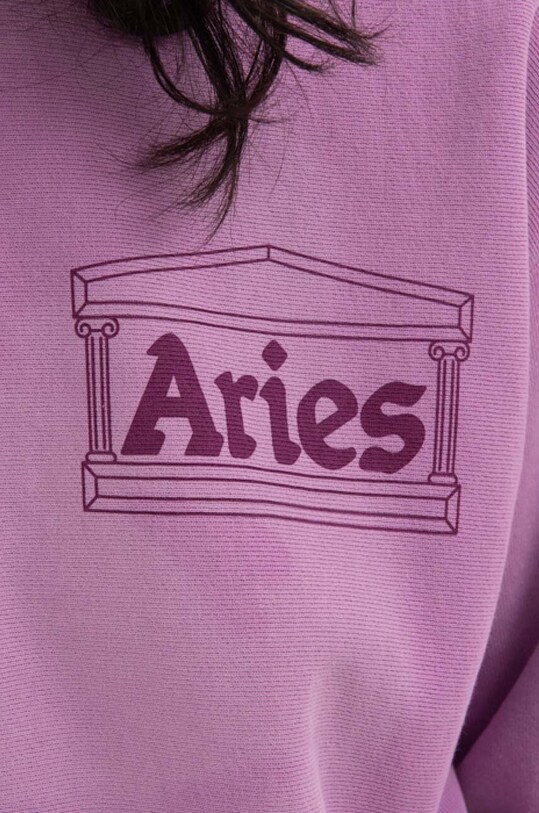 Aries bluza bawełniana AR22200 fioletowy