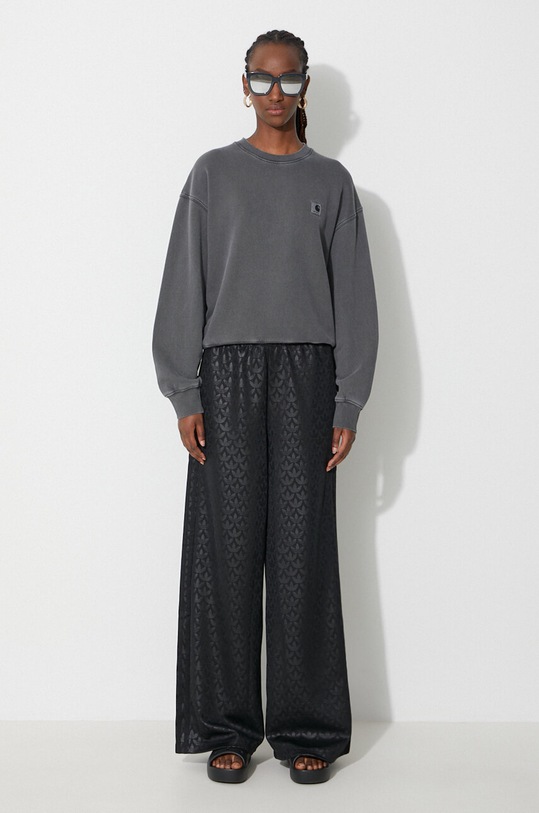 Carhartt WIP bluza bawełniana W'' Nelson Sweat I029537 I029537 szary SS23