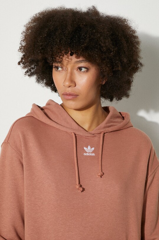 Mikina adidas hnědá IC1810