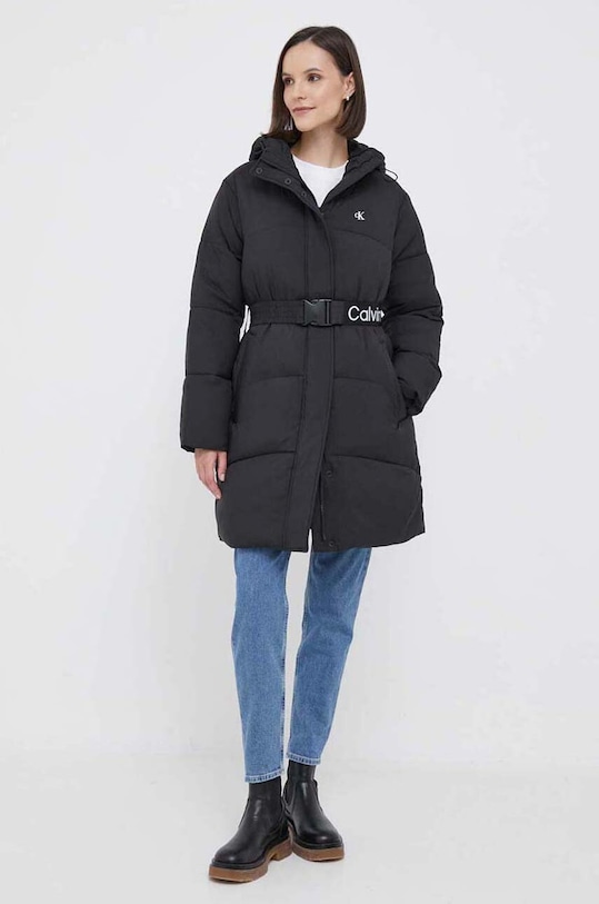 Oblečenie Bavlnená mikina Calvin Klein Jeans J20J219140 biela