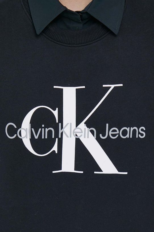 Calvin Klein Jeans bluza bawełniana J20J219140 czarny