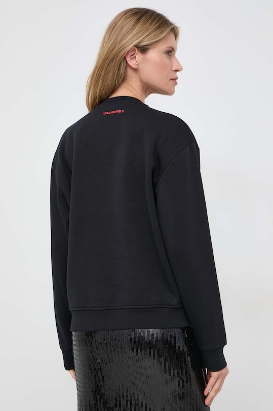 Odzież Karl Lagerfeld bluza 240W1810 czarny