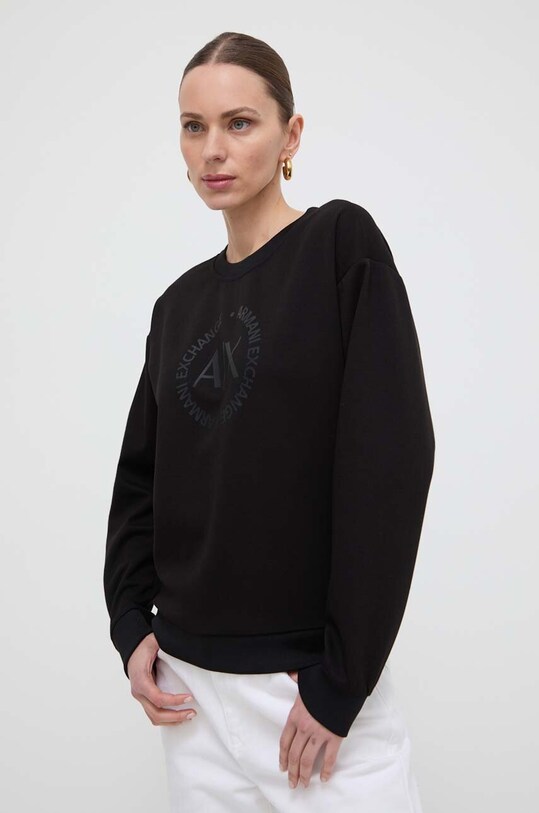 Кофта Armani Exchange с эластаном чёрный 8NYM67.YJ1GZ.NOS