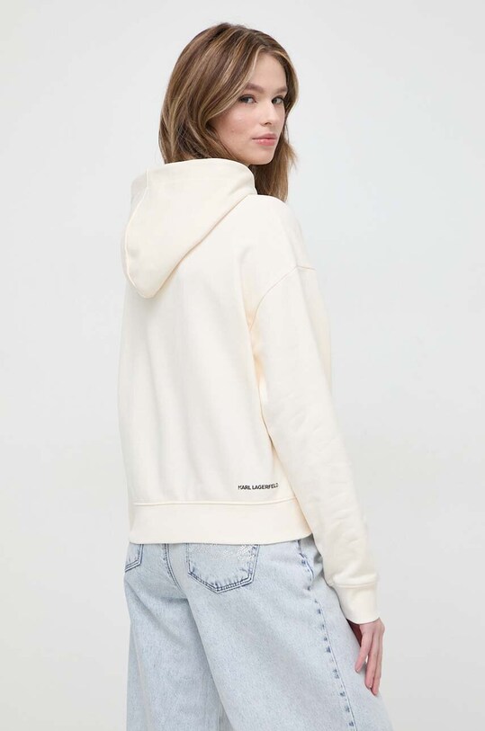 Odzież Karl Lagerfeld bluza bawełniana 241W1800 beżowy