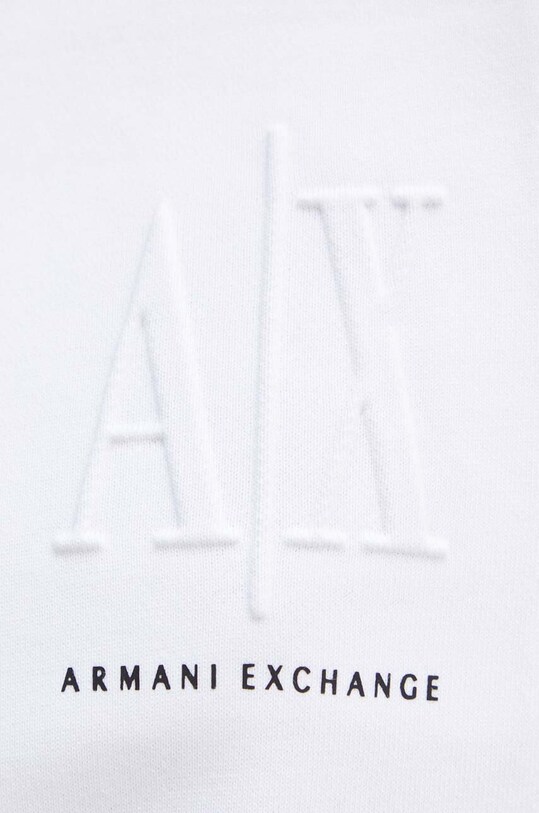 Bavlnená mikina Armani Exchange 8NYM03.YJ68Z.NOS biela