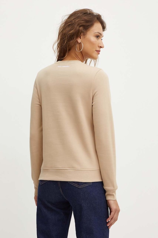 Odzież Karl Lagerfeld bluza 245W1810 beżowy