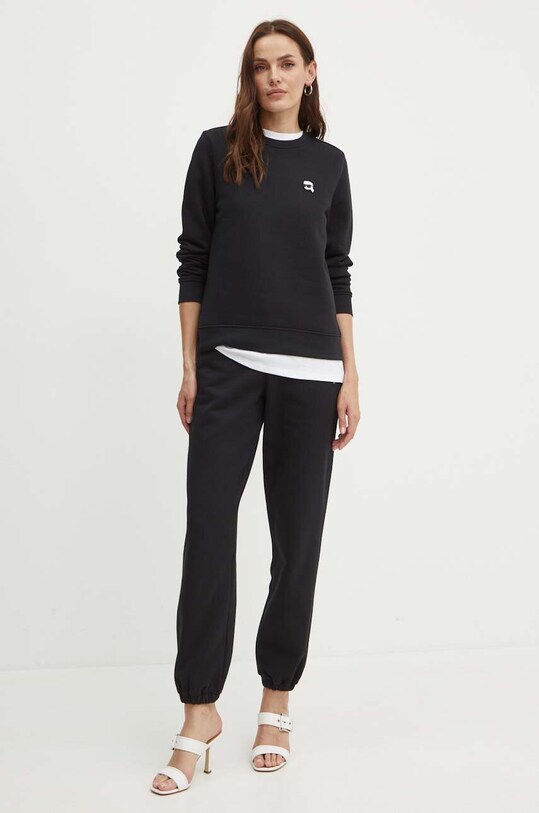 Μπλούζα Karl Lagerfeld 245W1810 μαύρο AA00