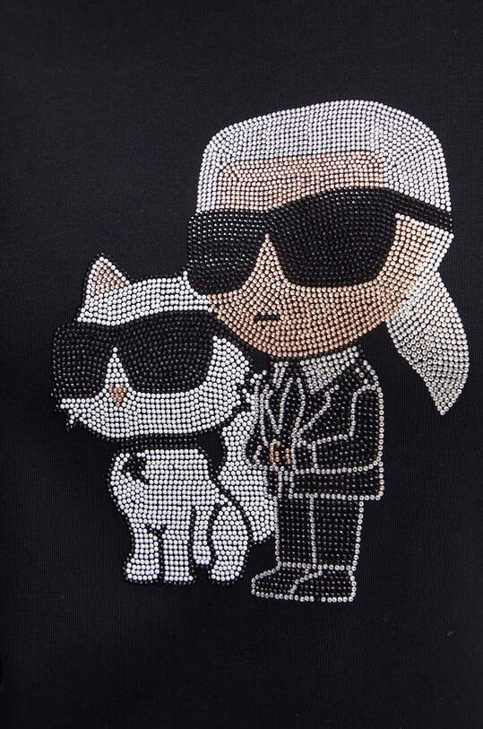 Dukserica Karl Lagerfeld 245W1812 crna