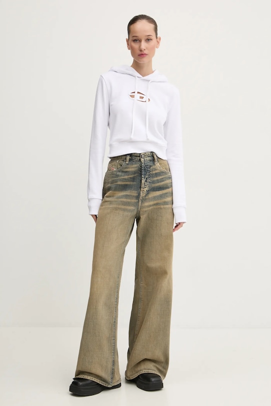 Μπλούζα Diesel F-SLIMMY-HOOD-OD A15714.0GRAC λευκό AA00