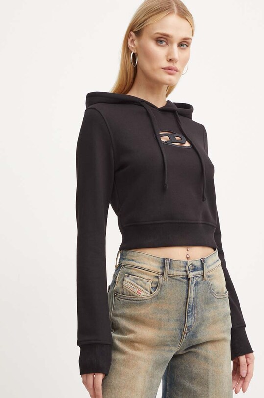 Кофта Diesel F-SLIMMY-HOOD-OD інші чорний A15714.0GRAC