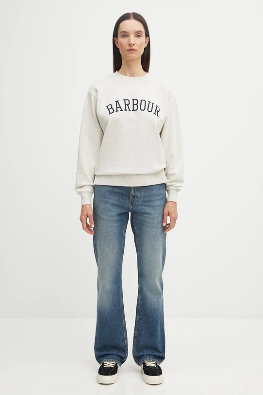 Barbour bluza bawełniana LOL0591 beżowy